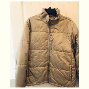 Eddie Bauer Tan Down Coat